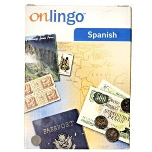ONLINGO Spanish Level 1 Audio CD's & CD-ROM 3CD Set 1st Edition 2006